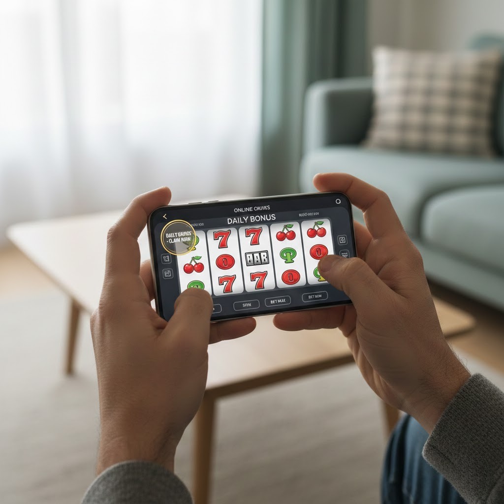 Slot online dengan bonus harian di smartphone modern